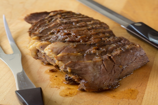 Sweet and Sour Brisket recipe for the Jewish holiday of Passover or Pesach